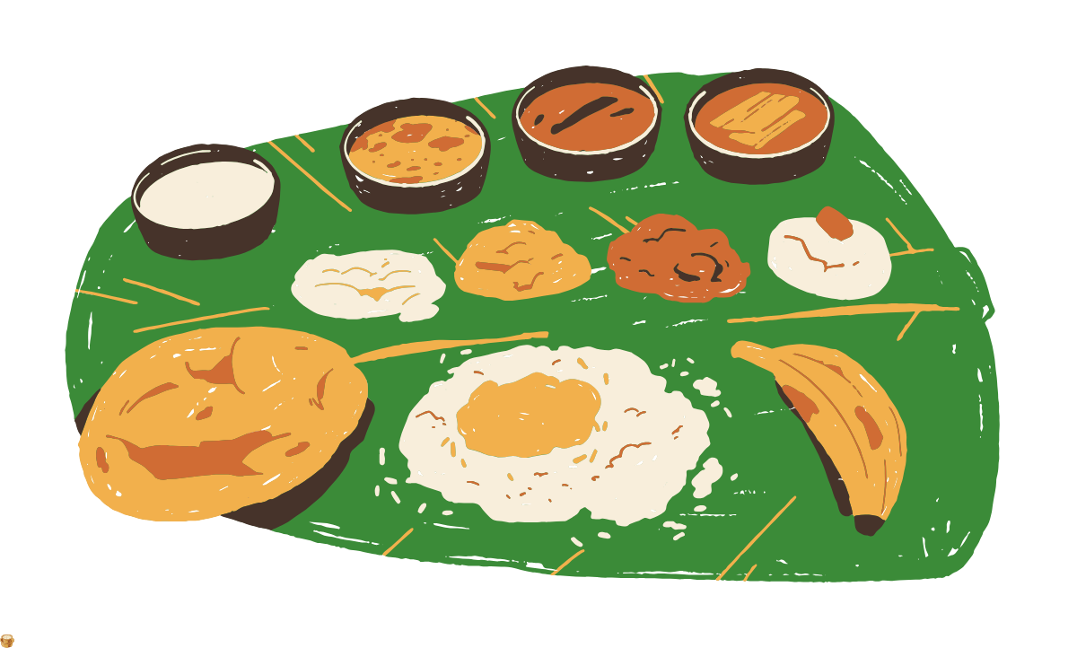 South Indian food preparation - The Bhadrachalam Cafe